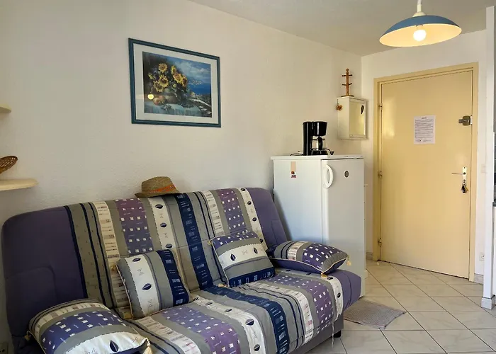 Lejlighed **gruissan : T2 Cosy Avec Piscine, Parking Prive, Proche Et Commerces** - Fr-1-796-8 *